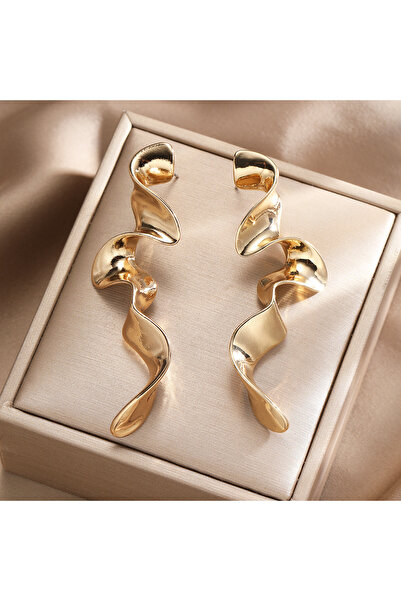 Choice AYA6043201 أقراط متدلية ملتوية أنيقة للنساء، أقراط طويلة وسميكة غير من...