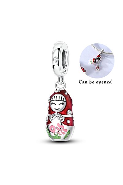Choice KTC1676 Hot Sale 925 Silver Can Be Opened Pandant Easter Egg Charms Be...