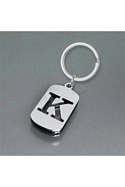 Choice سلسلة مفاتيح من الفولاذ المقاوم للصدأ على شكل حرف K - حقيبة ظهر صغيرة ...