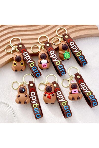 Choice Random 3PS Capybara Rodent Capybara Pvc Pendant PVC Simulation Capybar...