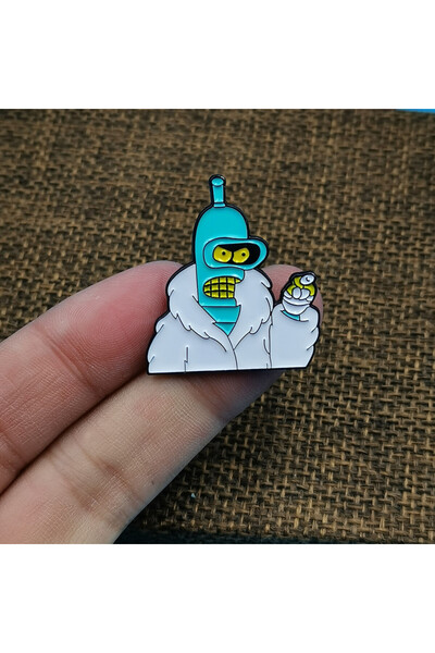 Choice دبابيس طية صدر السترة من مسلسل الرسوم المتحركة Futuramas TV المضحكة با...