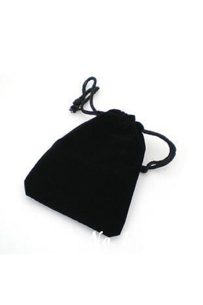 Choice 1pc 1PC Black Velvet Gift Bag Jewelry Pouches Drawstring Bag 7x9cm