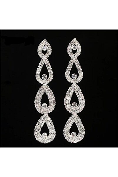 Choice أقراط متدلية من الكريستال الفاخرة للنساء بتصميم جديد لعام 2024 مطلية ب...