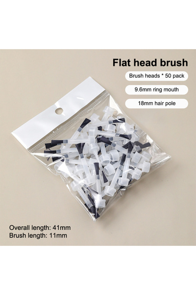 Choice 50 قطعة 20/50 قطعة فرشاة أظافر فرشاة طلاء أظافر رأس بديل فرشاة غمس رؤو...