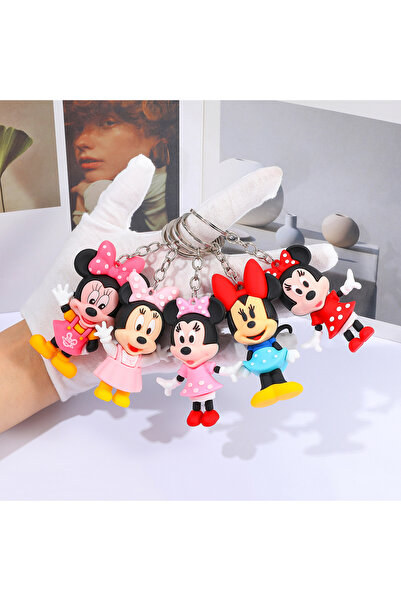 Choice مجموعة سلسلة مفاتيح ديزني KC5596 من 5 قطع، 6 سم - ميكي، ميني، ويني ذا ...