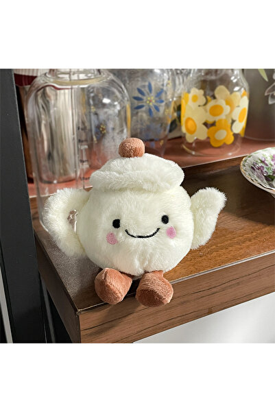 Choice WHITE Creative Kettle Plush Pendant Teapot Soft Filling Doll Cute Tea ...