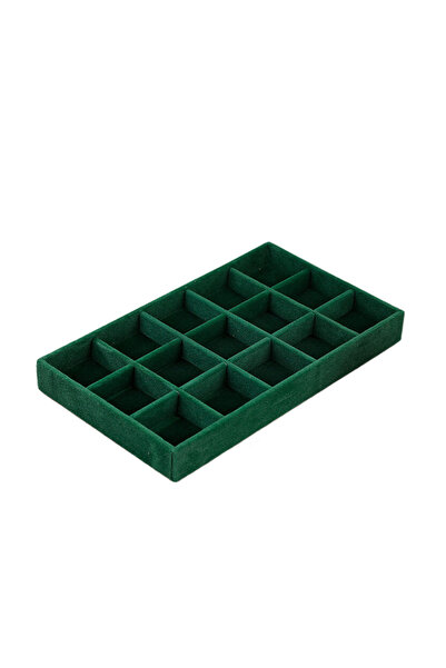 Choice 15 grids pallet Jewelry Organizer Velvet Jewelry Storage Tray Display ...