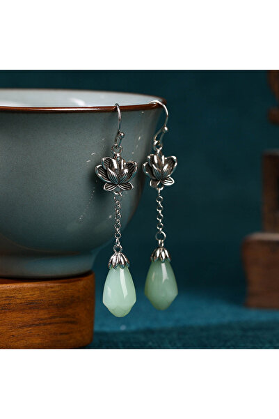 Choice awf1014-1 New Chinese Style Retro Yulan Flower Earrings for Women Enam...