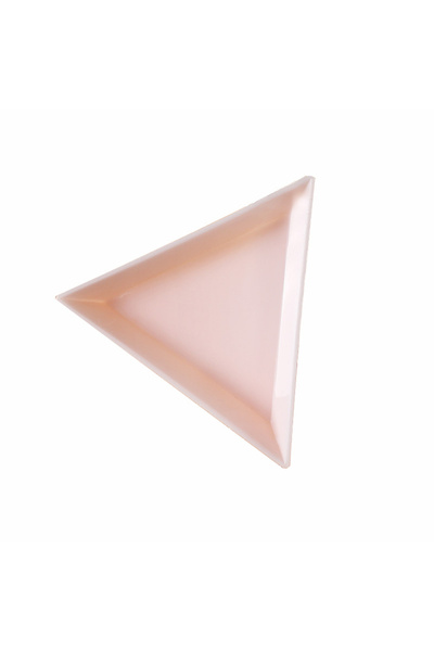 Choice 5 قطع وردية 5/10 قطع/مجموعة صينية بلاستيكية مثلثة الشكل للمجوهرات والأ...