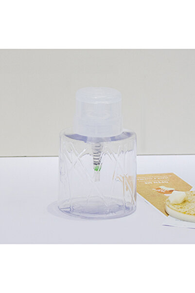 Choice موزع مضخة شفاف قابل لإعادة التعبئة وقابل للقفل ومنظف للأظافر ومزيل مكي...