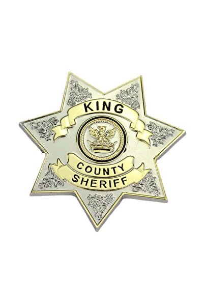 Choice بروش فيلم الموتى السائرون، نفس نمط شارة الشريف المعدنية، طوق قائم، دبو...