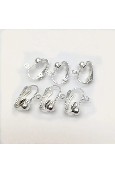 Choice 10 قطع من محولات الأقراط الفضية اللامعة، 5 أزواج، بمشبك وحلقة سهلة الف...