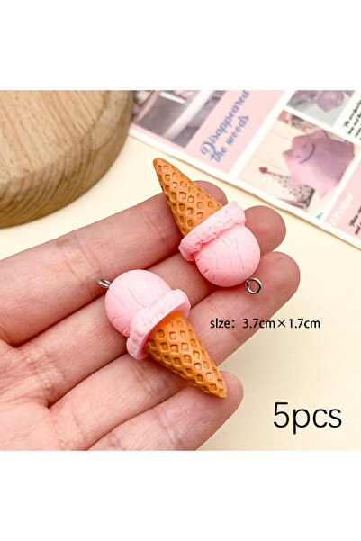 Choice 23827-5 قطع 5/10 قطع من المعلقات الملونة المصنوعة من سبائك الآيس كريم ...