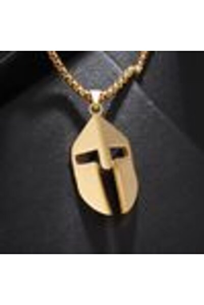 Choice AL19683-قلادة خوذة سبارتان من آريس بتصميم النصر الكلاسيكي باللون الذهبي من الفولاذ المقاوم للصدأ على شكل يوناني روماني قديم من طراز سبارتان