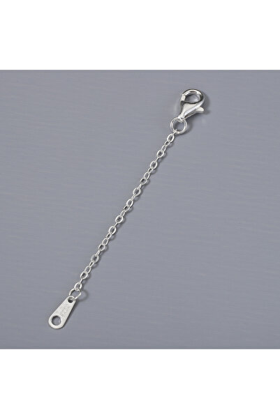 Choice 57mm-2P 2pcs 925 Sterling Silver Extended Extension Tail Chain with Lobster Clasps Connector for DIY