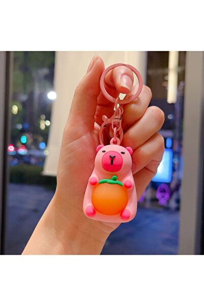 Choice 6cm style1 pink Simulation Capibara Anime Lighting In The Dark Toy Kaw...