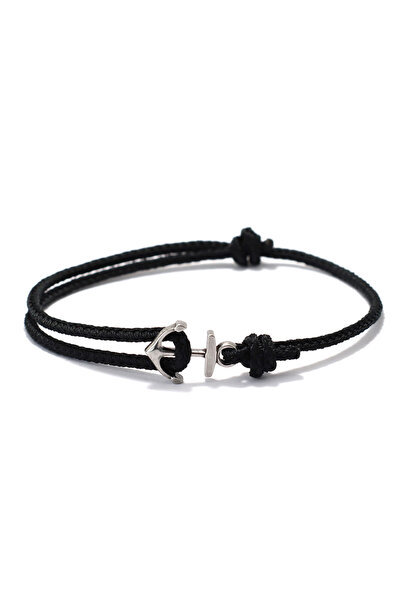 Choice Adjustable black Grade A 2mm Thin String Lucky Red Bracelet Men Stainl...