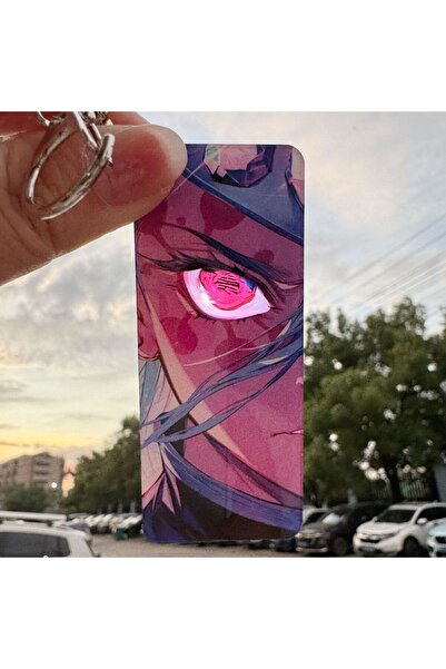 Miniso K-demon-8 Anime Demon Slayer Double Sided Keychain Rengoku Kyoujurou K...