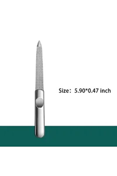 Choice 5.90 بوصة، قطعة واحدة من مبرد الأظافر من الفولاذ المقاوم للصدأ، ورق صن...