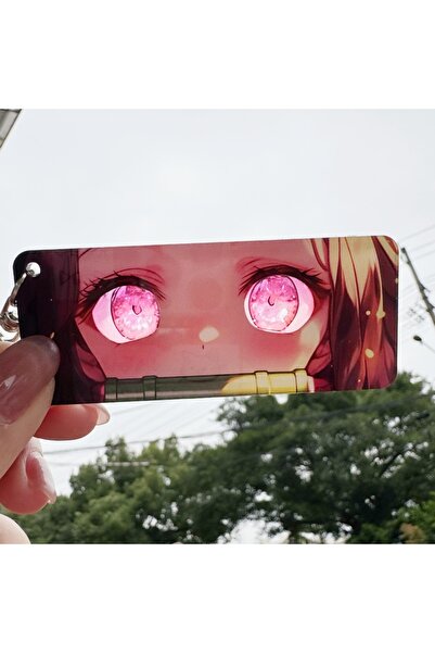 Miniso K-demon-10 Anime Demon Slayer Double Sided Keychain Rengoku Kyoujurou Kimetsu No Yaiba Shining Eyes