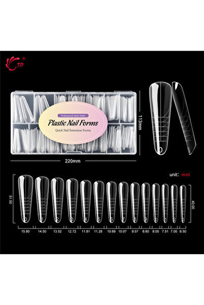 Choice B-140 قطعة من قوالب الأظافر المزدوجة TP 120/140 قطعة من قوالب جل البنا...