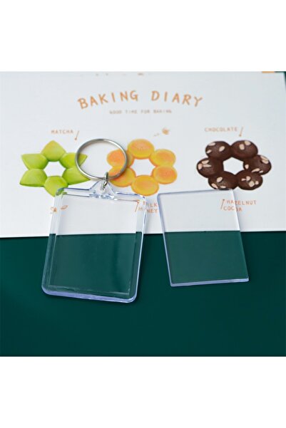 Choice 5 قطع مستطيل كبير 2-5 قطع/حزمة مستطيل شفاف فارغ من الأكريليك سلسلة مفا...