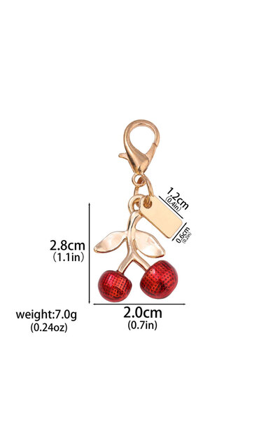 Choice BG00018-05 سلسلة مفاتيح فاخرة عالية الجودة بتصميمات الكرز والفراشة وال...