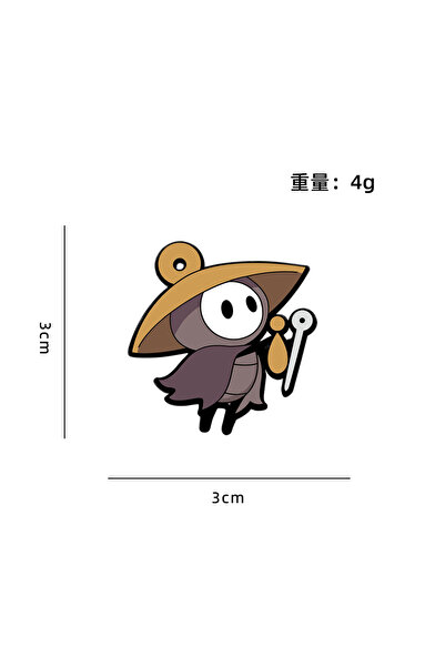 Miniso 1 قطعة بروش 1/4 قطعة هولو نايت سيلك سونغ دبابيس المينا مجموعة بروش الك...