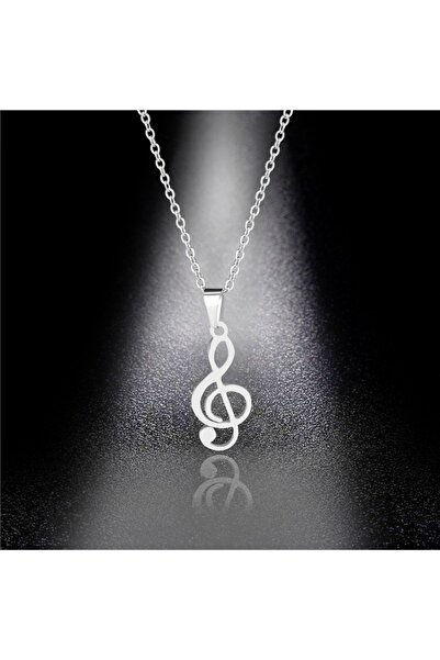 Choice NC20Y0544 قلادة من الفولاذ المقاوم للصدأ على شكل نوتة موسيقية للنساء و...