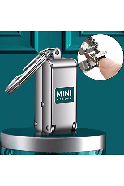 Choice 1 قطعة فضية 1 قطعة مقص أظافر قابل للطي محمول للسفر مقص أظافر قاطع من ا...