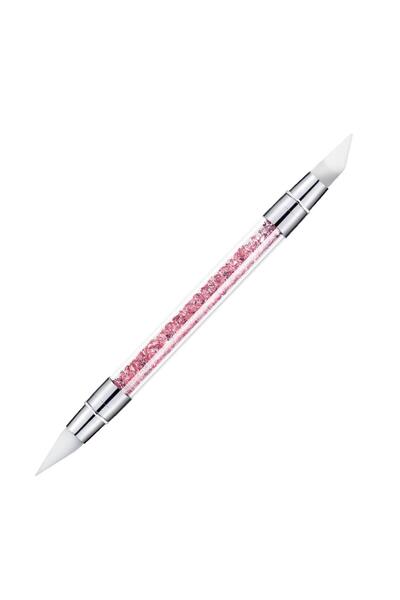 Choice 1 قلم نحت سيليكون مزدوج النهاية قلم نحت تنقيط فرشاة سيليكون لفن الأظاف...