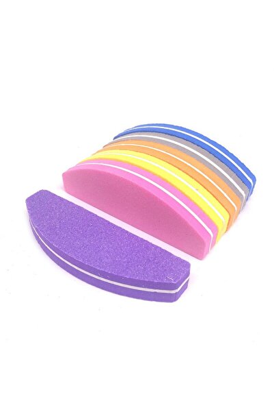 Choice مجموعة متنوعة الألوان من 10 قطع من مبارد الأظافر الإسفنجية الصغيرة، لت...