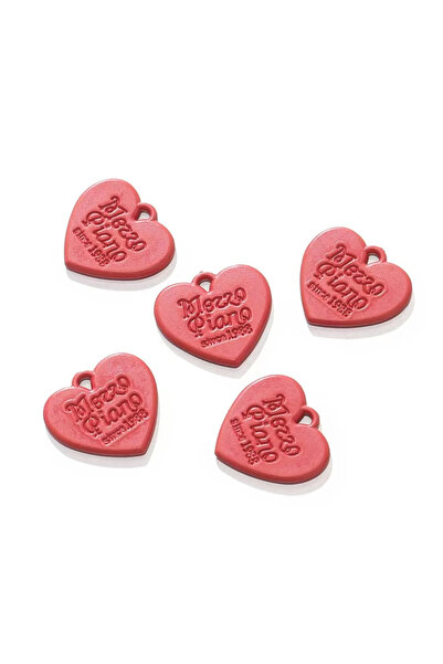 Choice 10 قطع من المعلقات على شكل قلب بلون الحلوى باللون الأحمر لسوار وأقراط ...