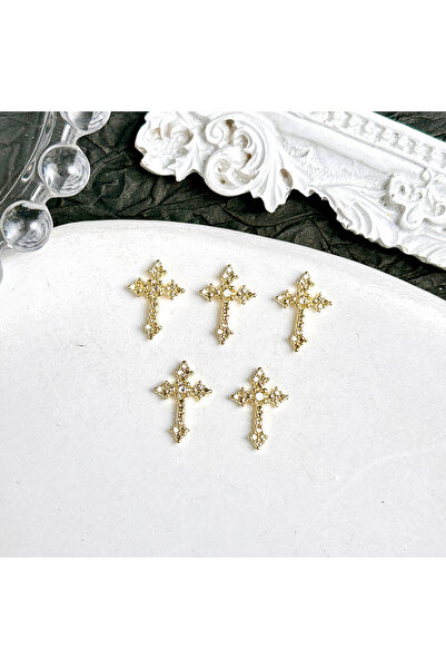 Choice الذهب-03 20 قطعة 20 قطعة متعددة أنماط الرجعية سبيكة الصليب مسمار الفن ...