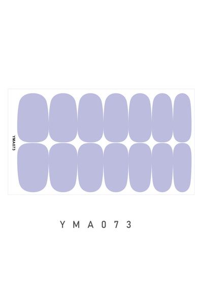 Choice YMA073 14 أظافر بلون واحد ملصقات أظافر بسيطة مقاومة للماء ثابتة وليس م...