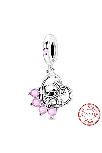 Choice KTC1769 Original 925 Sterling Silver Charm Bead Balloon Poodle Cute Pu...