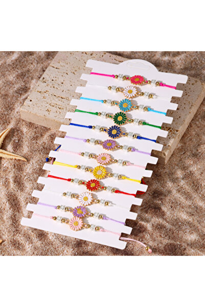 Choice سوار متعدد الألوان مصنوع يدويًا على شكل دوبامين مكون من 12 قطعة، مناسب...