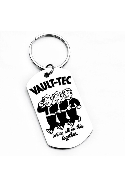 Choice Jp102 We'Re All Together“ Stainless Steel Keychain, Creative Personali...
