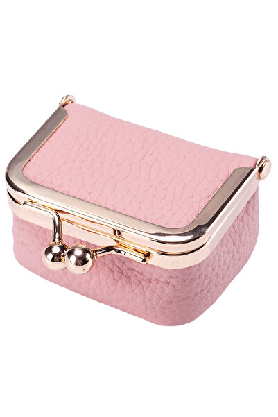 Choice Pink Genuine Leather Mini Coin Purse Jewelry Box For Rings Necklaces E...