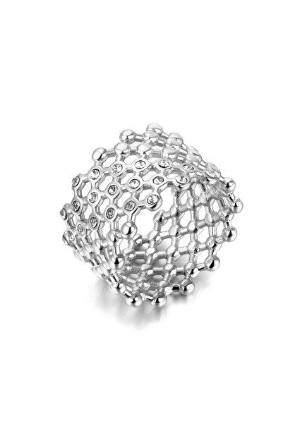 Choice 8 R24002P Lokaer مكعب الزركون حجر CZ كريستال خاتم عريض مجوهرات للنساء ...