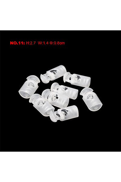 Choice 11 قطعة من 10 قطع من أقفال الحبل البلاستيكية وسدادات أطراف الحبل ومشبك...