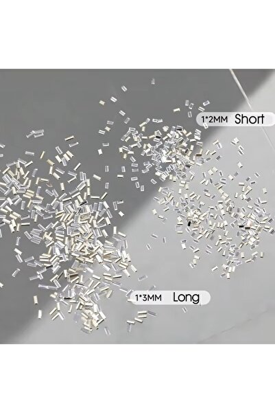 Choice 100 قطعة - مزيج 50 قطعة من أحجار الراين العاكسة للأظافر، شريط رفيع فضي...