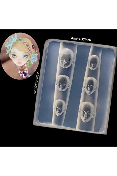 Choice AM-233 DIY لطيف صغير وجه دمية على شكل أنماط مانيكير قالب يدوي الصنع ال...