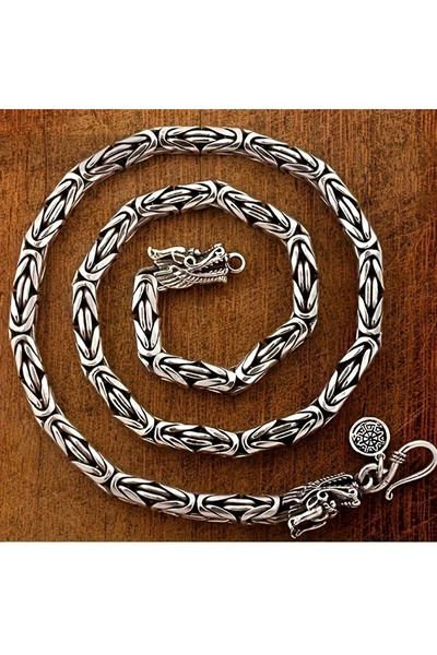 Choice YF1041-1 Trendy Personalized Vintage Punk Men's Dragon Necklace Dragon...