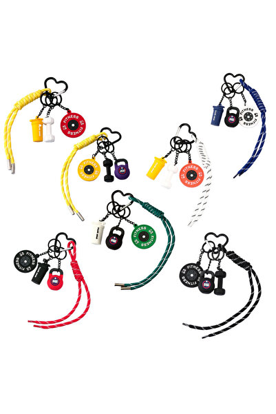 Choice BG00061-01-07 سلسلة مفاتيح معدنية لمعدات اللياقة البدنية، دمبل، باربل،...