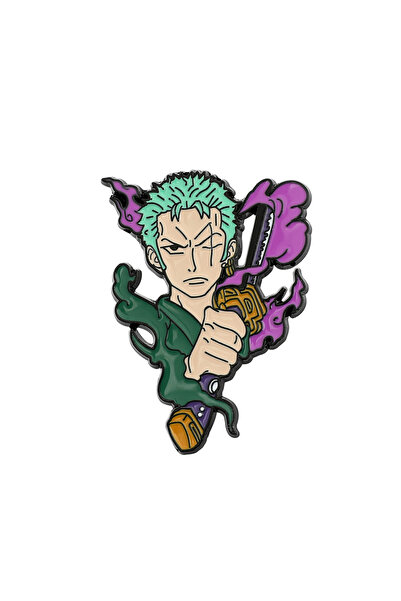 Choice بروش 1 شخصية أنمي ون بيس لوفي رورونوا زورو بروش أنيق وسيم شارة مينا مع...