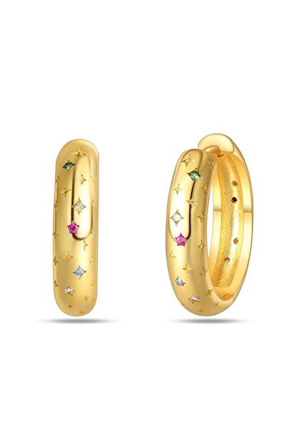 Choice أقراط كلاسيكية من الفضة عيار 925 مرصعة بالنجوم واللؤلؤ والنحل، أقراط د...