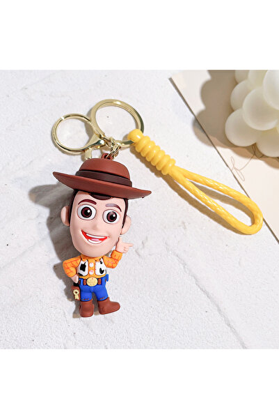 Miniso KC4229 6 Pcs/set Disney Anime Toy Story Keychain Cute Woody Buzz Light...