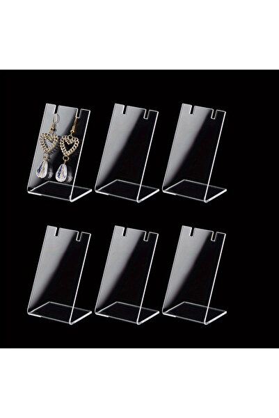 Choice 6 قطع 3/6 قطع حاملات عرض، منظم قلادات وأقراط للمجوهرات، دعائم عرض خلفي...