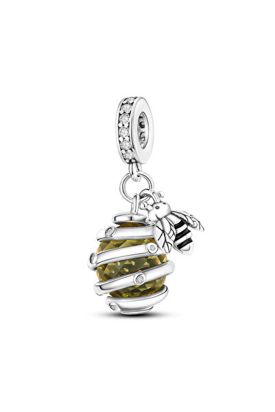 Choice KTC101 دلايات مطلية بالفضة للنساء صيفية خضراء من خرز الصبار والأفوكادو...